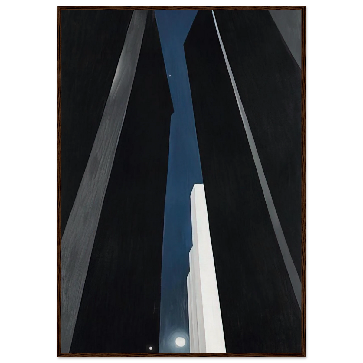 City Night Framed Poster | Georgia O'Keeffe Framed Prints Wall Art | Georgia O Keeffe Prints