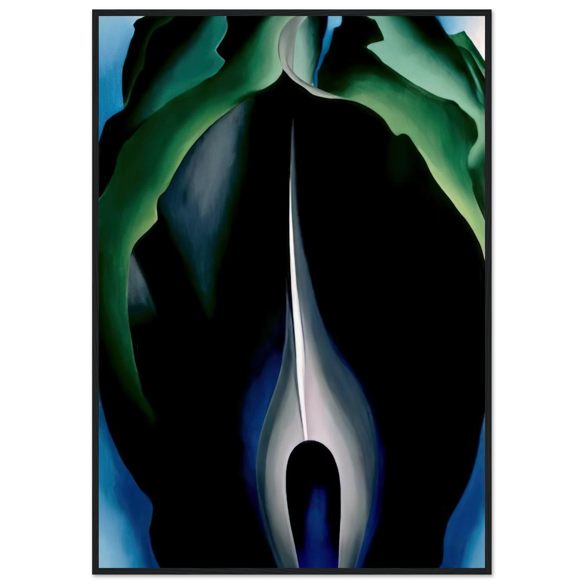 Jack-in-the-Pulpit No. IV Framed Poster | Georgia O'Keeffe Framed Prints Wall Art | Georgia O Keeffe Prints