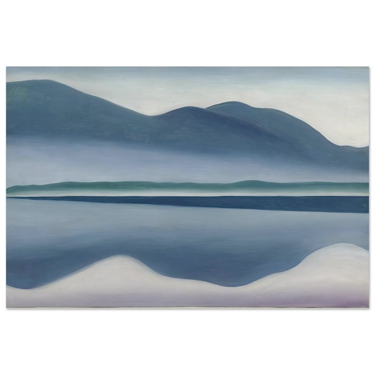 Lake George  formerly Reflection Seascape  Poster | Georgia O'Keeffe Poster | Georgia O Keeffe Prints