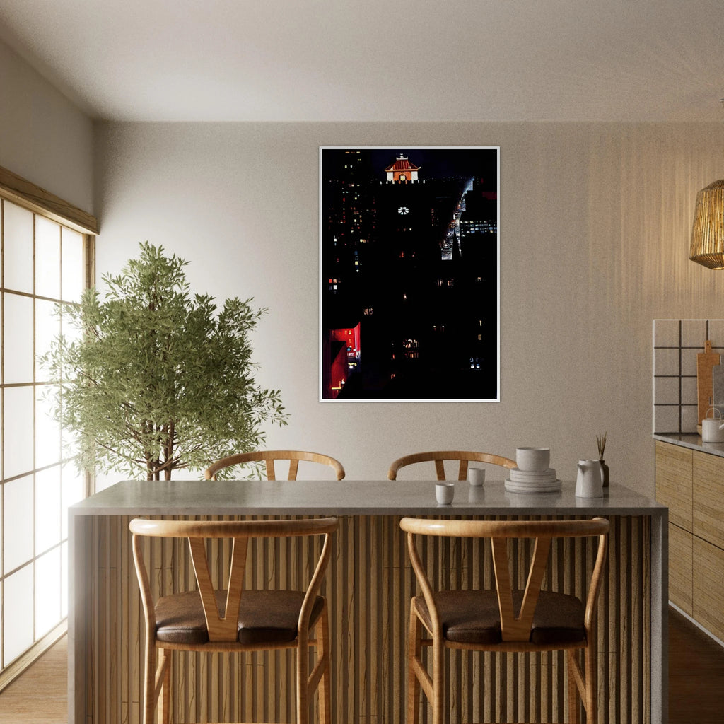 New York Night Framed Poster | Georgia O'Keeffe Framed Prints Wall Art | Georgia O Keeffe Prints