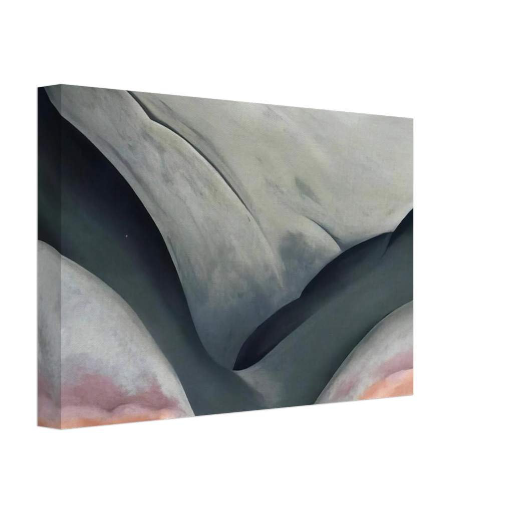 Black Place, Grey and Pink Canvas | Georgia O'Keeffe Canvas | Georgia O Keeffe Prints