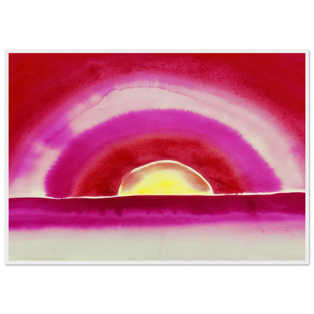 Sunrise Framed Poster | Georgia O'Keeffe Framed Prints Wall Art | Georgia O Keeffe Prints