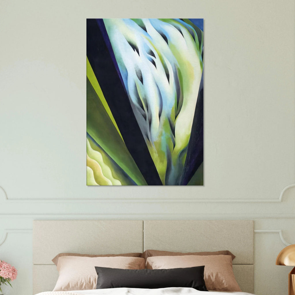 Blue and Green Music Canvas | Georgia O'Keeffe Canvas | Georgia O Keeffe Prints