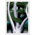 Birch and Pine Tree No. 1 Framed Poster | Georgia O'Keeffe Framed Prints Wall Art | Georgia O Keeffe Prints