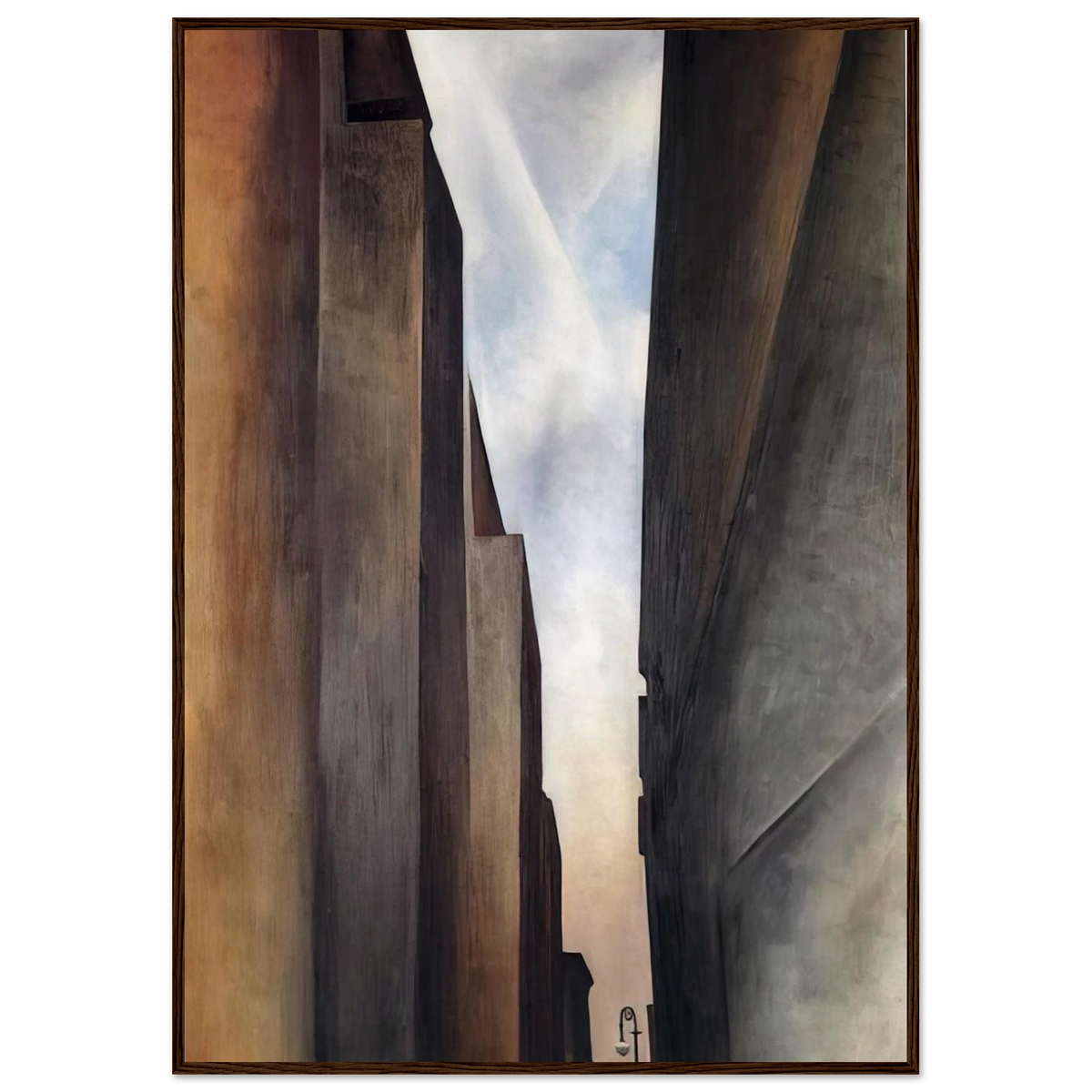 Street of New York II Framed Poster | Georgia O'Keeffe Framed Prints Wall Art | Georgia O Keeffe Prints