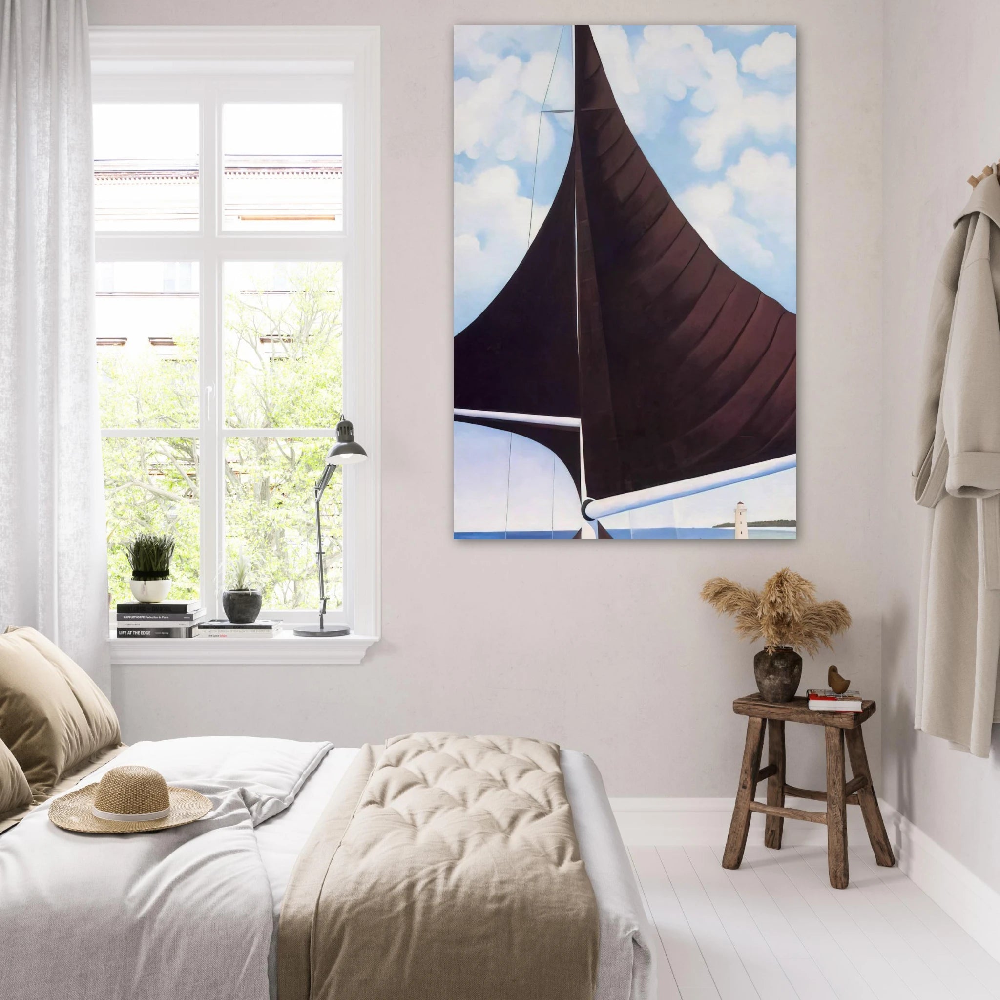 Brown Sail, Wing on Wing, Nassau Poster | Georgia O'Keeffe Poster | Georgia O Keeffe Prints