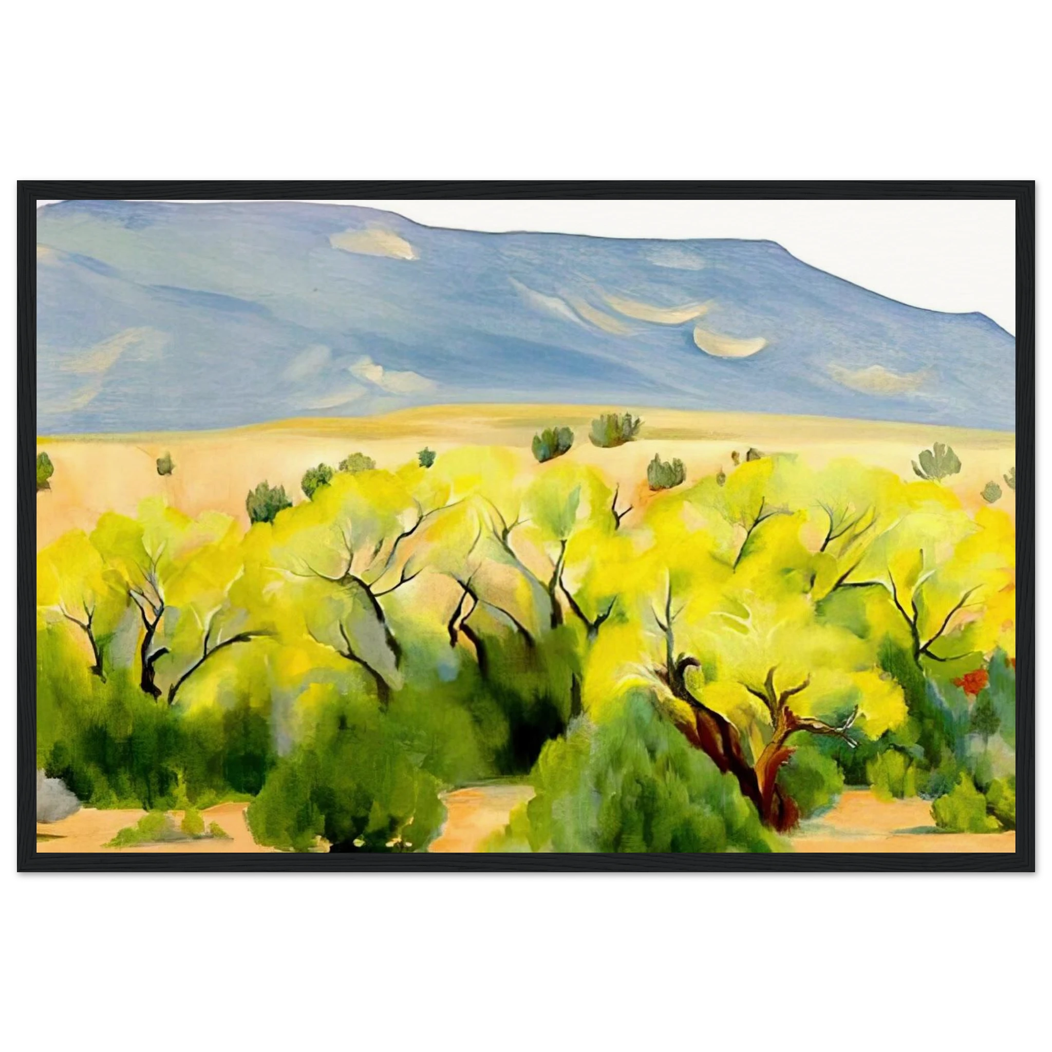 Cottonwood III Framed Poster | Georgia O'Keeffe Framed Prints Wall Art | Georgia O Keeffe Prints