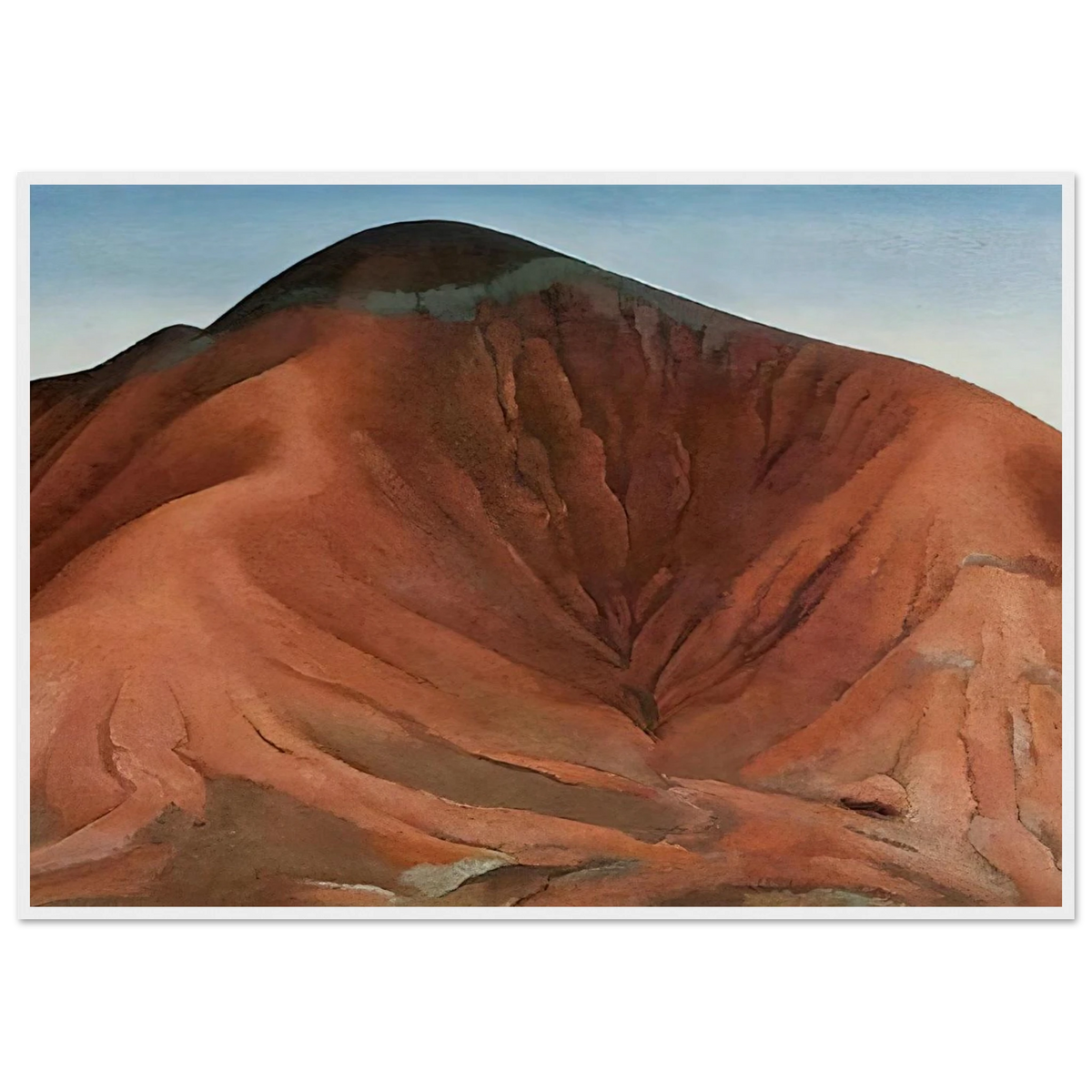 Small Purple Hills Framed Poster | Georgia O'Keeffe Framed Prints Wall Art | Georgia O Keeffe Prints