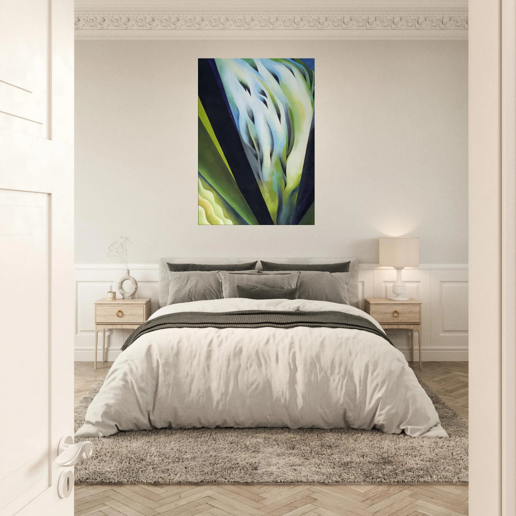 Blue and Green Music Canvas | Georgia O'Keeffe Canvas | Georgia O Keeffe Prints