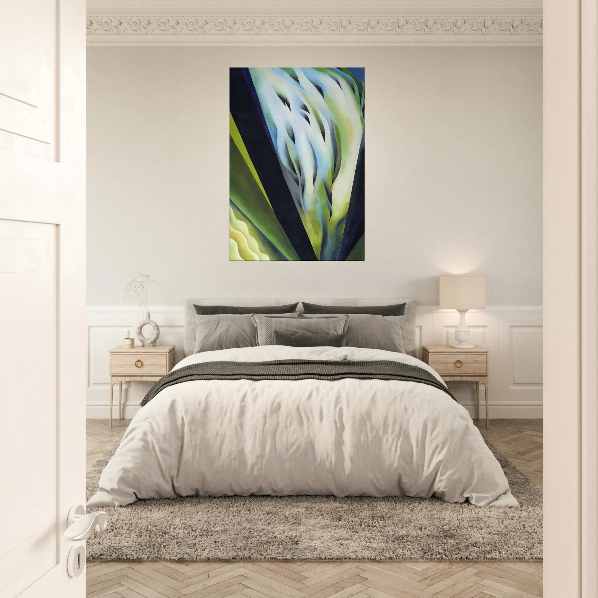 Blue and Green Music Canvas | Georgia O'Keeffe Canvas | Georgia O Keeffe Prints