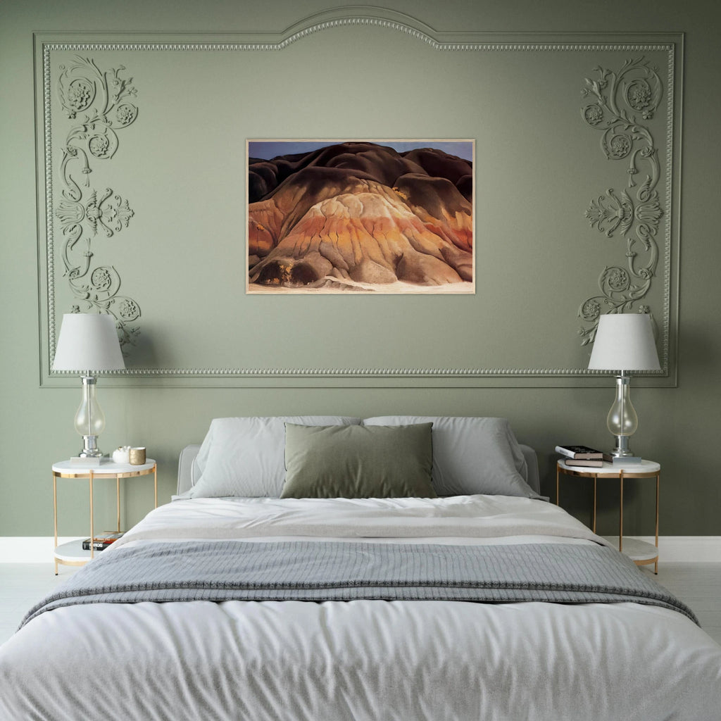 Grey Hills Framed Poster | Georgia O'Keeffe Framed Prints Wall Art | Georgia O Keeffe Prints