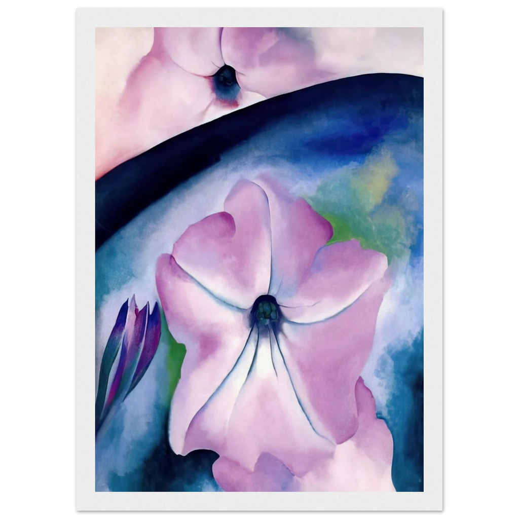 Petunia II Framed Poster | Georgia O'Keeffe Framed Prints Wall Art | Georgia O Keeffe Prints