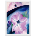 Petunia II Framed Poster | Georgia O'Keeffe Framed Prints Wall Art | Georgia O Keeffe Prints