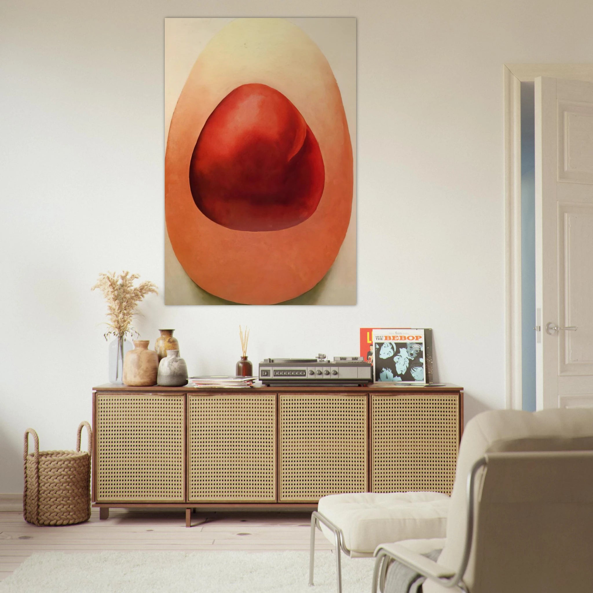 Red and Pink Rocks Poster | Georgia O'Keeffe Poster | Georgia O Keeffe Prints