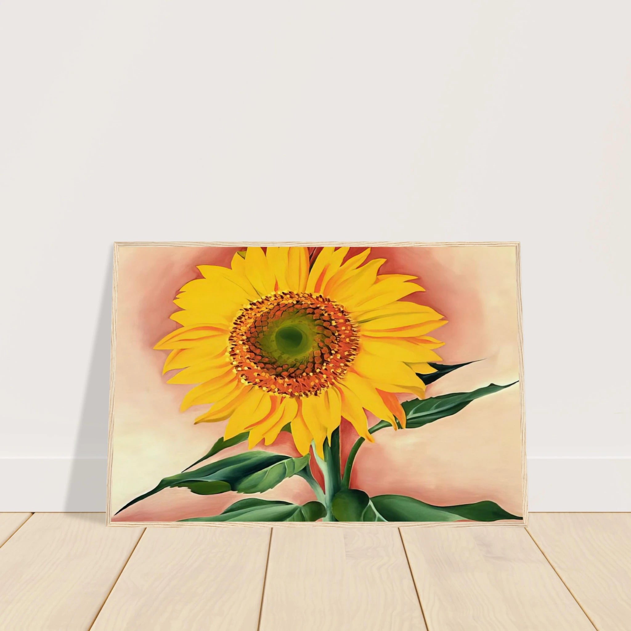 A Sunflower from Maggie Framed Poster | Georgia O'Keeffe Framed Prints Wall Art | Georgia O Keeffe Prints