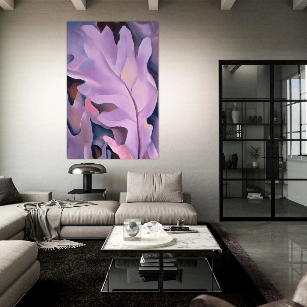 Purple Leaves Poster | Georgia O'Keeffe Poster | Georgia O Keeffe Prints