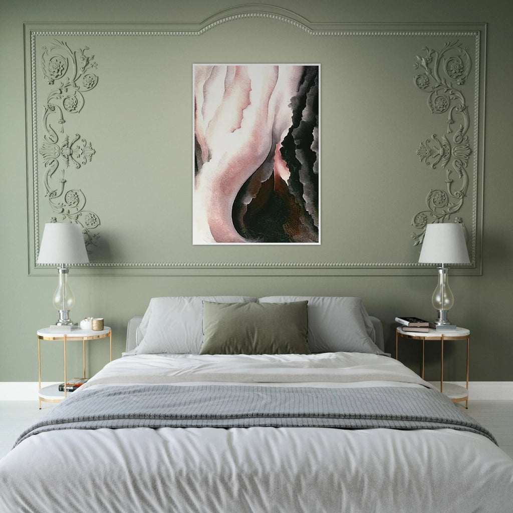 Dark Iris ?2 Framed Poster | Georgia O'Keeffe Framed Prints Wall Art | Georgia O Keeffe Prints
