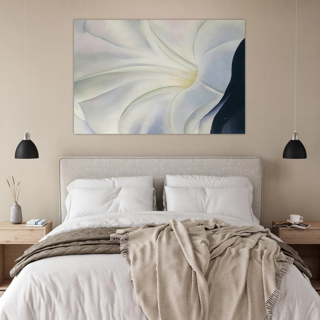 Morning Glory with Black Poster | Georgia O'Keeffe Poster | Georgia O Keeffe Prints