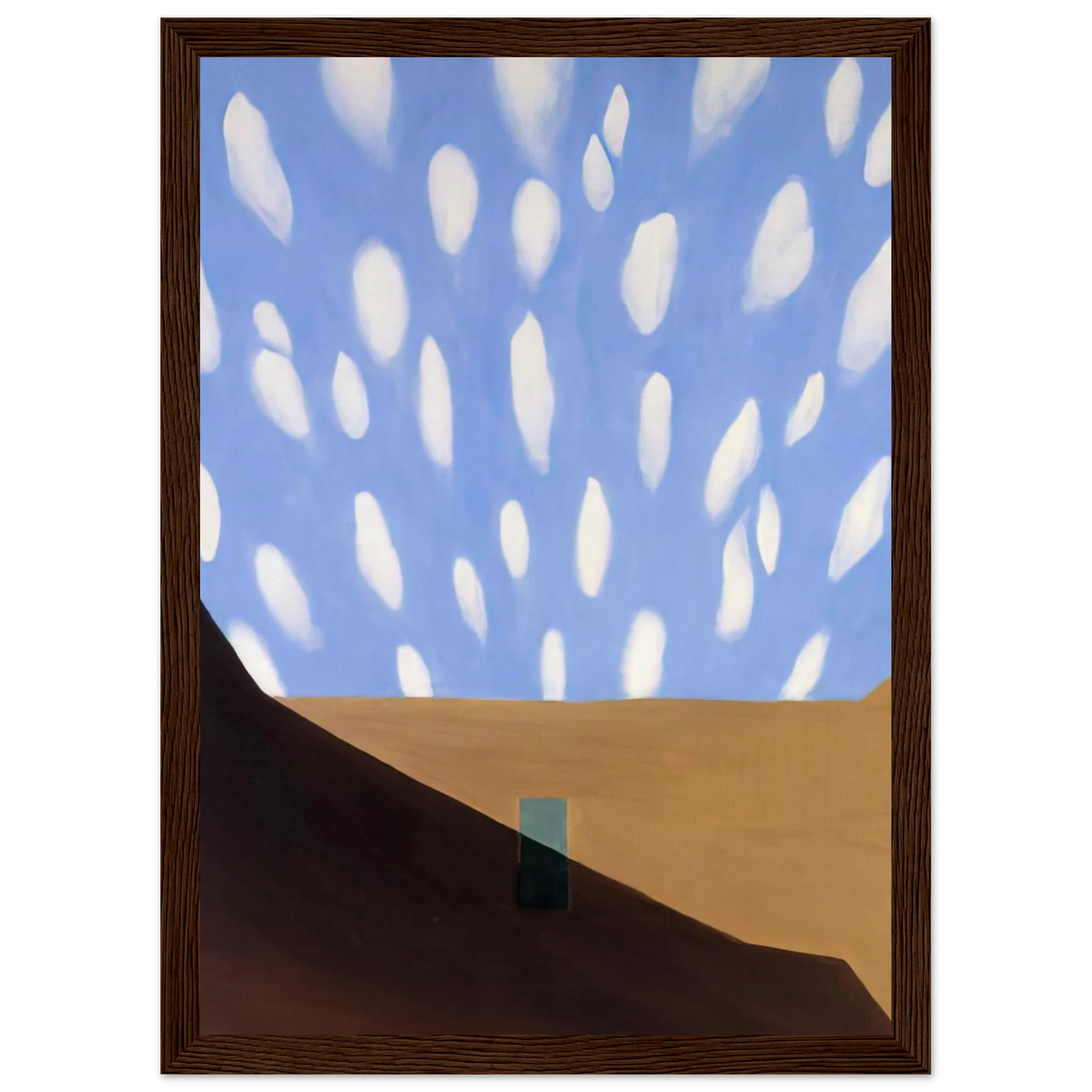 In the Patio VIII Framed Poster | Georgia O'Keeffe Framed Prints Wall Art | Georgia O Keeffe Prints