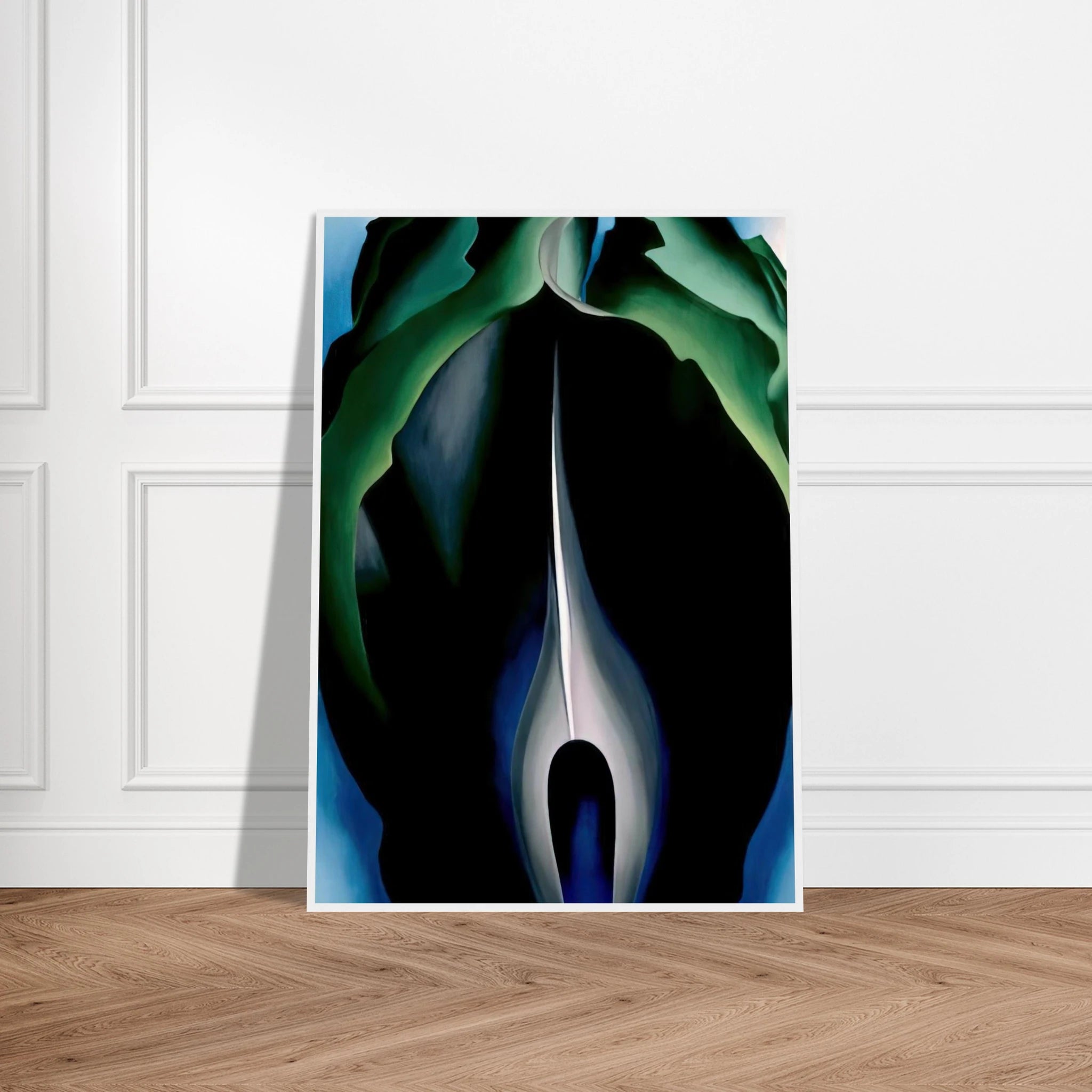 Jack-in-the-Pulpit No. IV Framed Poster | Georgia O'Keeffe Framed Prints Wall Art | Georgia O Keeffe Prints