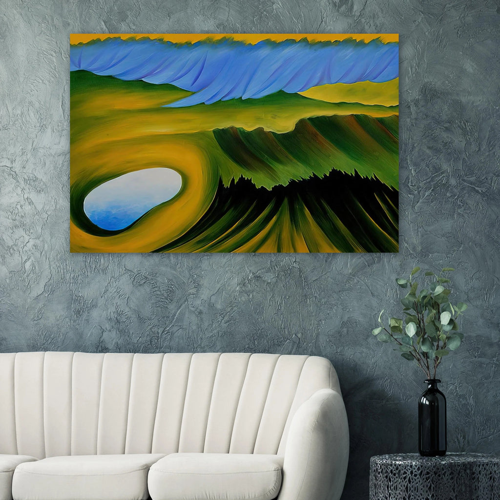 Mountains and Lake Poster | Georgia O'Keeffe Poster | Georgia O Keeffe Prints