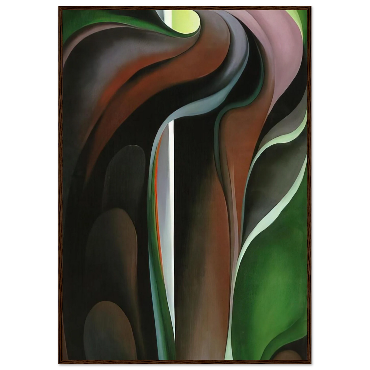 Jack-in-the-Pulpit ?V Framed Poster | Georgia O'Keeffe Framed Prints Wall Art | Georgia O Keeffe Prints