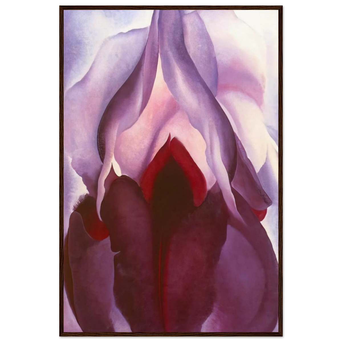 Flower of Life II Framed Poster | Georgia O'Keeffe Framed Prints Wall Art | Georgia O Keeffe Prints