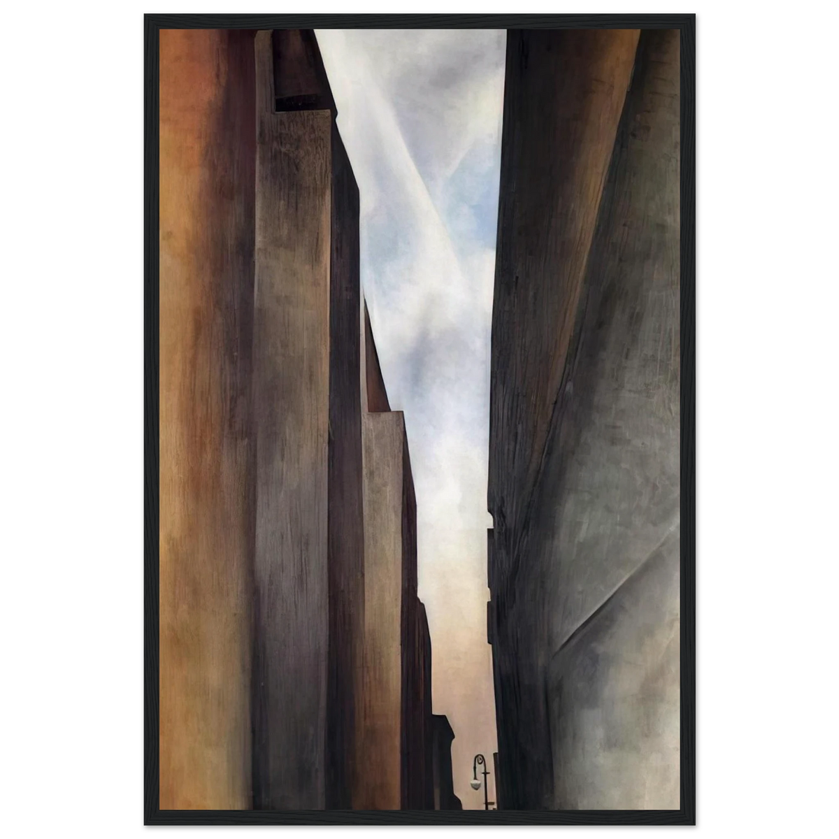 Street of New York II Framed Poster | Georgia O'Keeffe Framed Prints Wall Art | Georgia O Keeffe Prints