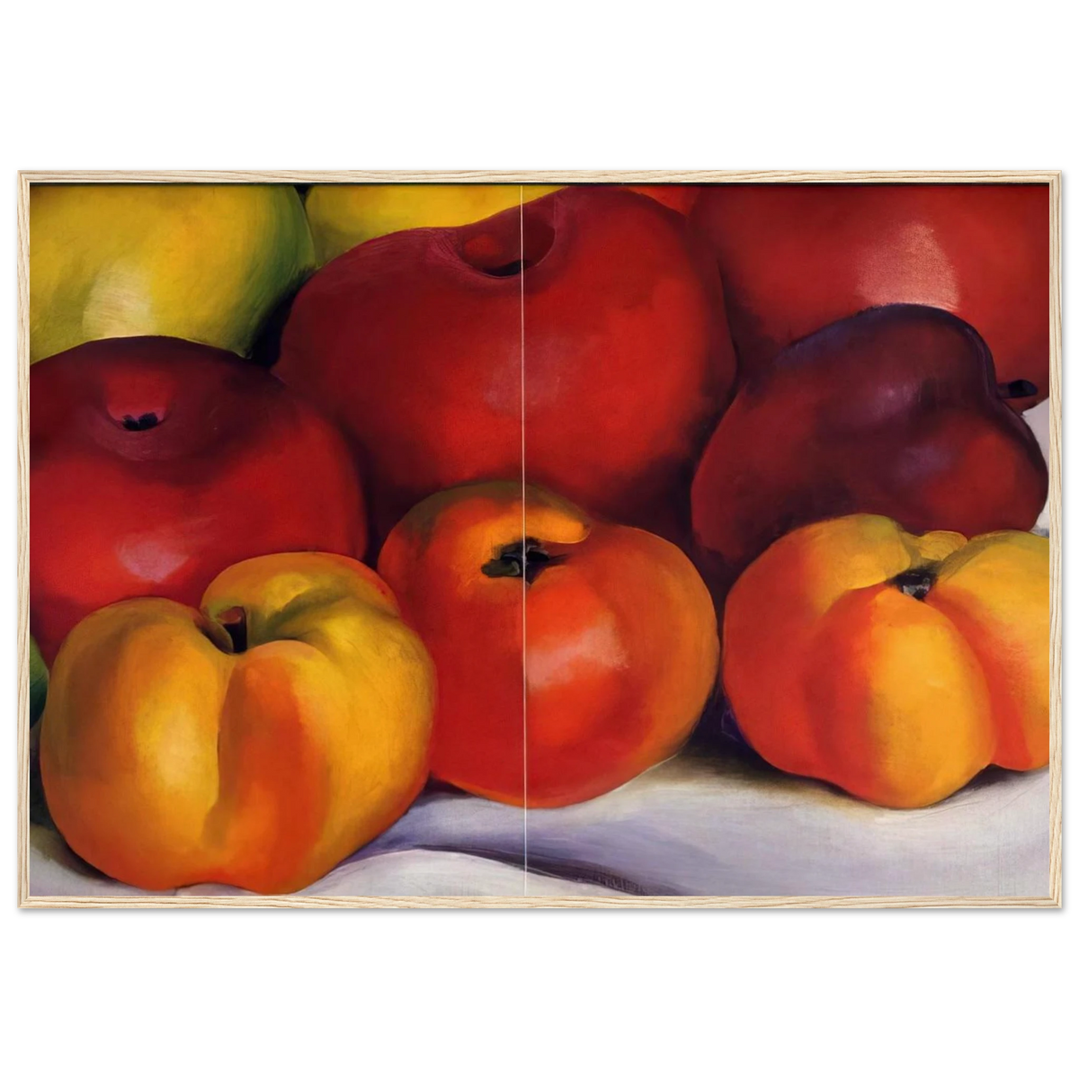Apple Family Framed Poster | Georgia O'Keeffe Framed Prints Wall Art | Georgia O Keeffe Prints