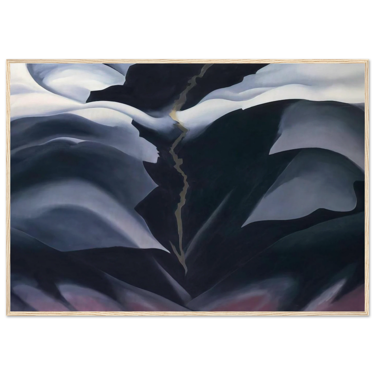 Black Place II Framed Poster | Georgia O'Keeffe Framed Prints Wall Art | Georgia O Keeffe Prints