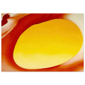 Pelvis Series - Red with Yellow Poster | Georgia O'Keeffe Poster | Georgia O Keeffe Prints