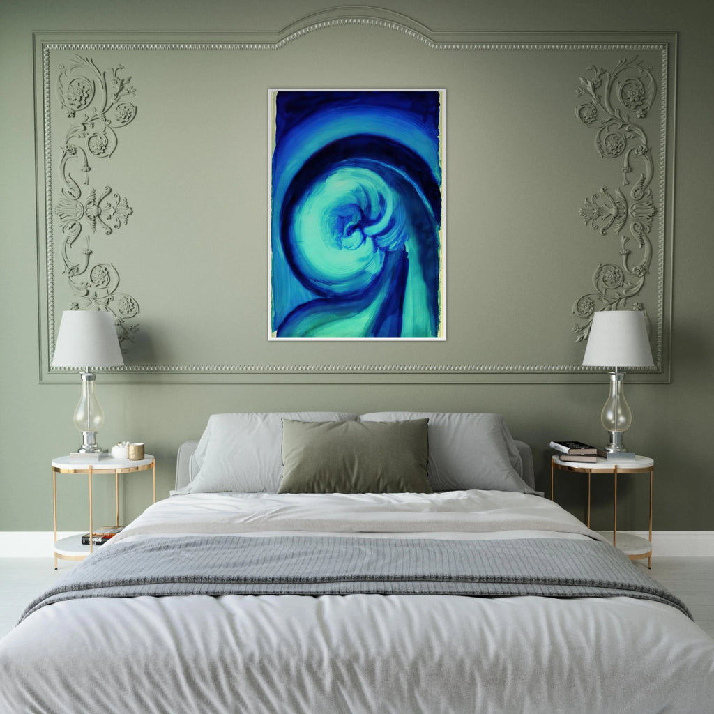 Blue I Framed Poster | Georgia O'Keeffe Framed Prints Wall Art | Georgia O Keeffe Prints