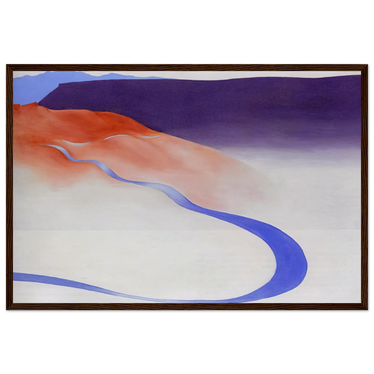 Road to the Ranch Framed Poster | Georgia O'Keeffe Framed Prints Wall Art | Georgia O Keeffe Prints