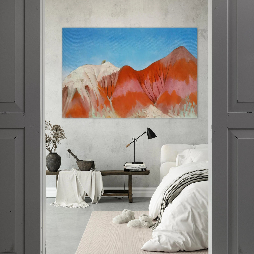 Series near abiquiu, New Mexico - Hills to the left Poster | Georgia O'Keeffe Poster | Georgia O Keeffe Prints