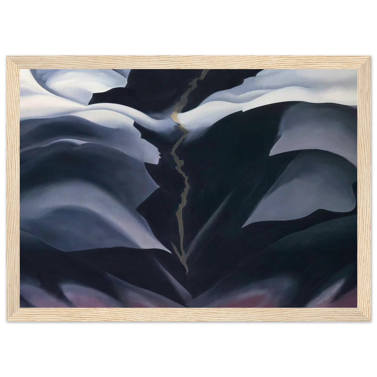 Black Place II Framed Poster | Georgia O'Keeffe Framed Prints Wall Art | Georgia O Keeffe Prints
