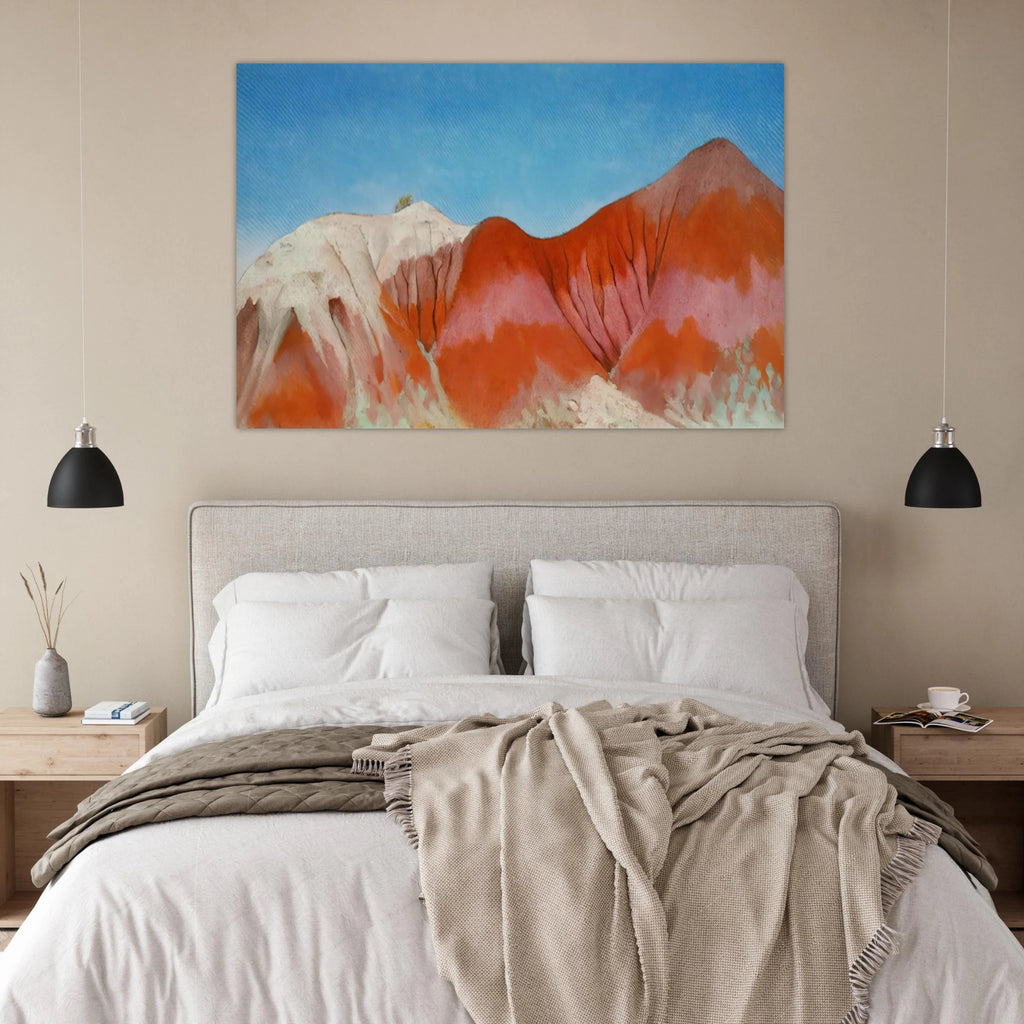 Series near abiquiu, New Mexico - Hills to the left Poster | Georgia O'Keeffe Poster | Georgia O Keeffe Prints