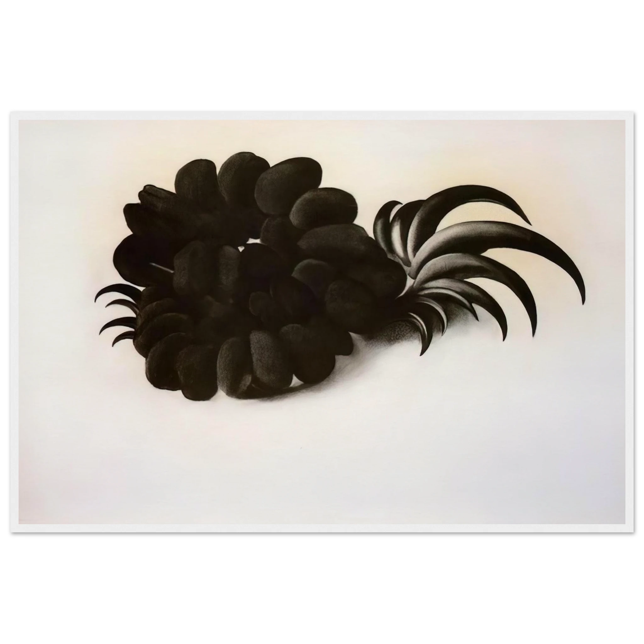 Eagle Claw and Bean Necklace Framed Poster | Georgia O'Keeffe Framed Prints Wall Art | Georgia O Keeffe Prints