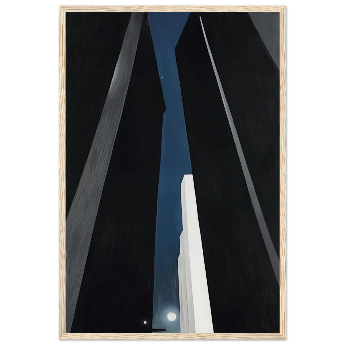 City Night Framed Poster | Georgia O'Keeffe Framed Prints Wall Art | Georgia O Keeffe Prints
