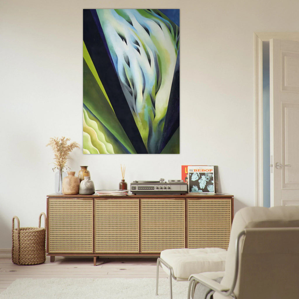 Blue and Green Music Poster | Georgia O'Keeffe Poster | Georgia O Keeffe Prints