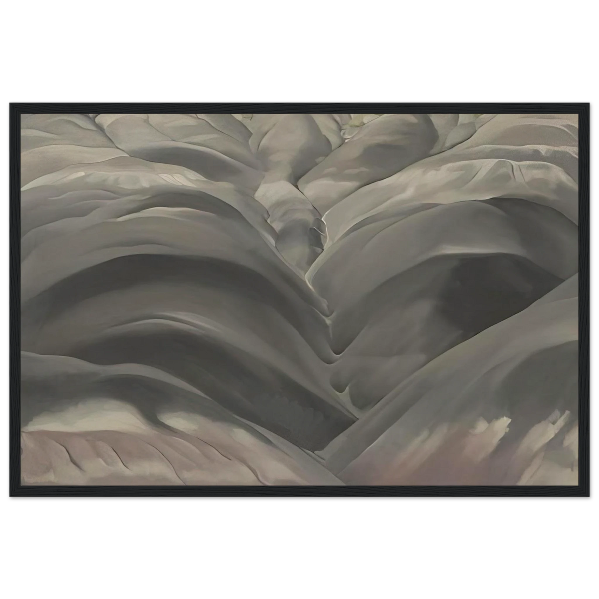 Black Place I Framed Poster | Georgia O'Keeffe Framed Prints Wall Art | Georgia O Keeffe Prints