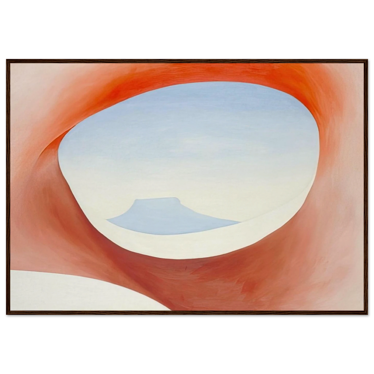 Pedernal - From the Ranch I Framed Poster | Georgia O'Keeffe Framed Prints Wall Art | Georgia O Keeffe Prints