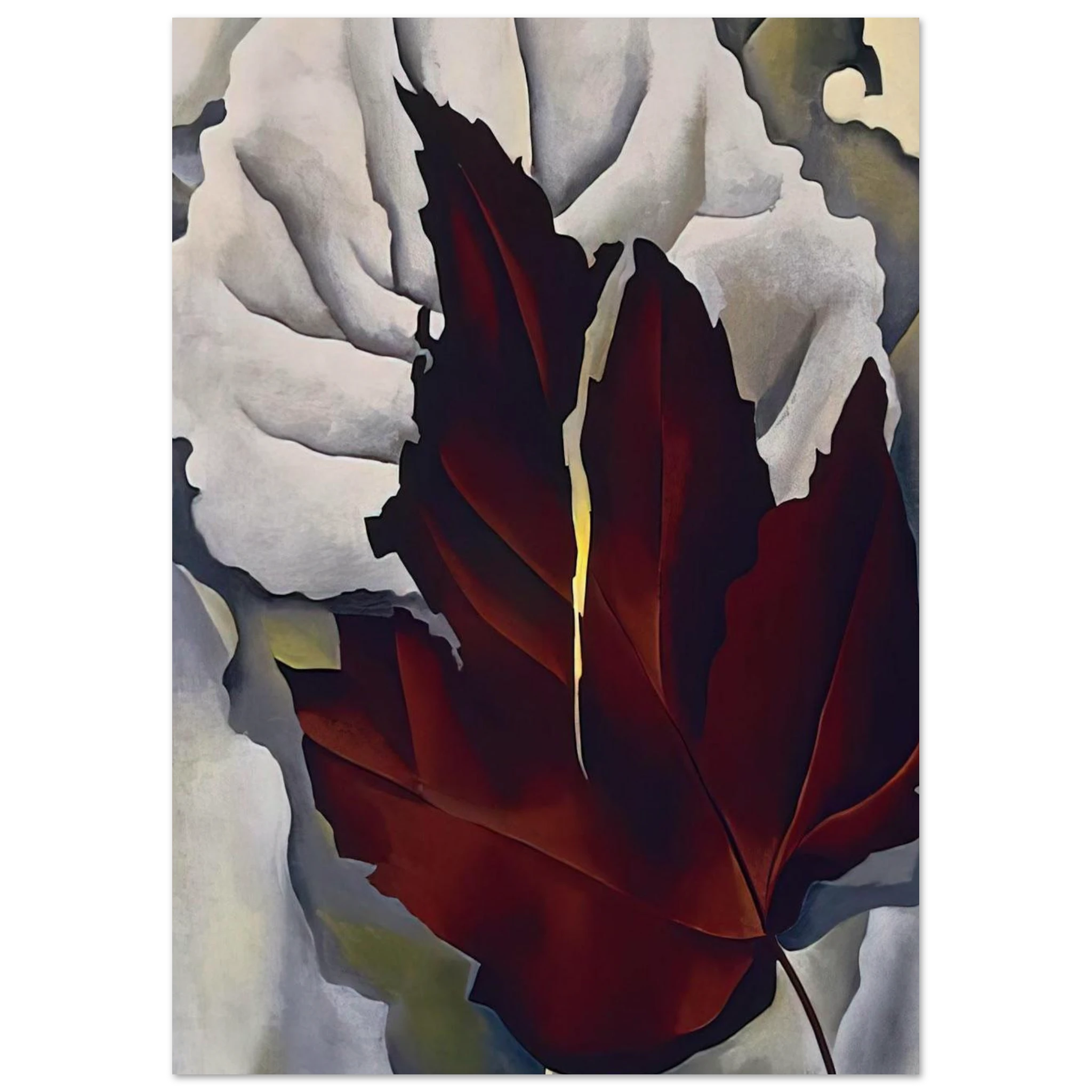Pattern of Leaves Poster | Georgia O'Keeffe Poster | Georgia O Keeffe Prints