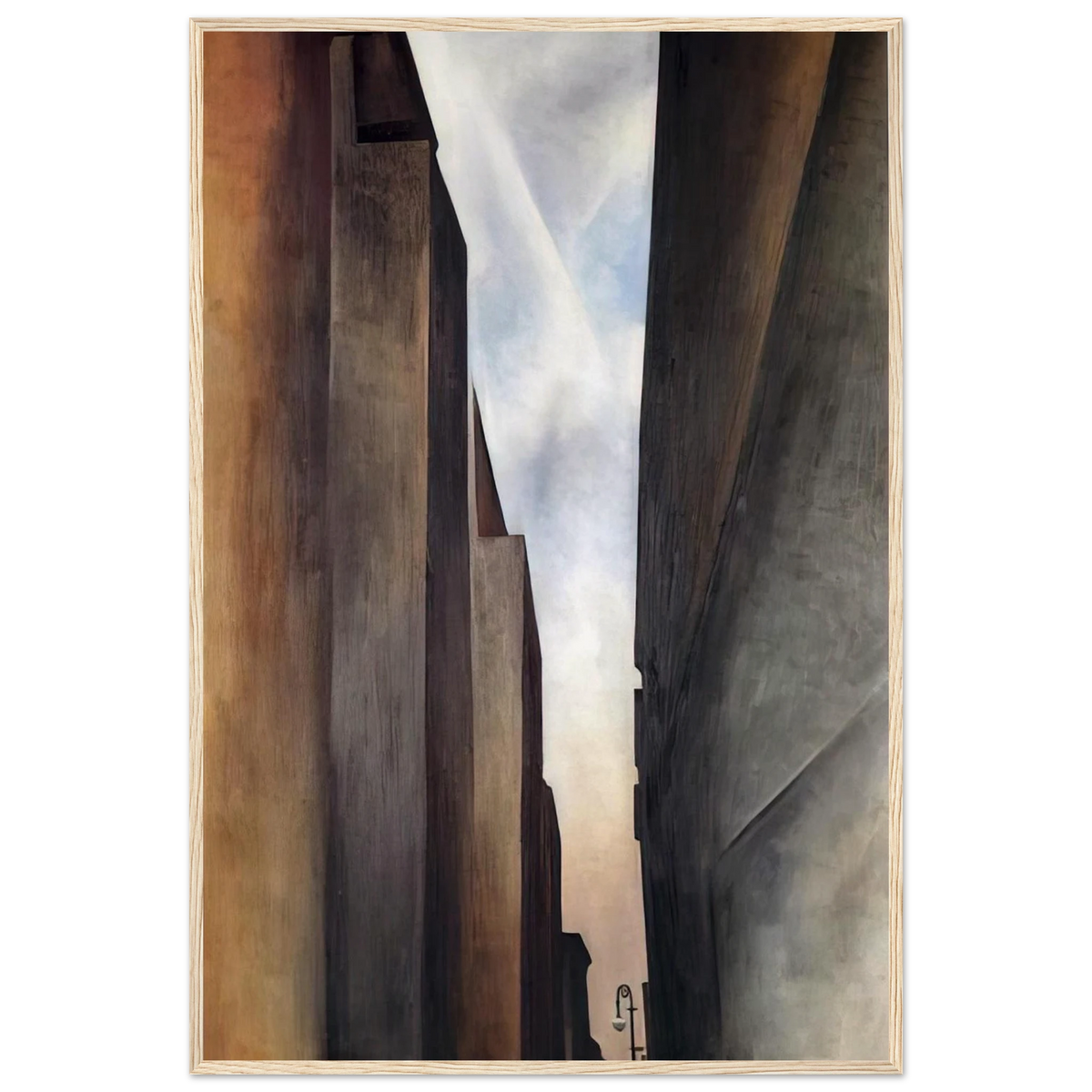 Street of New York II Framed Poster | Georgia O'Keeffe Framed Prints Wall Art | Georgia O Keeffe Prints