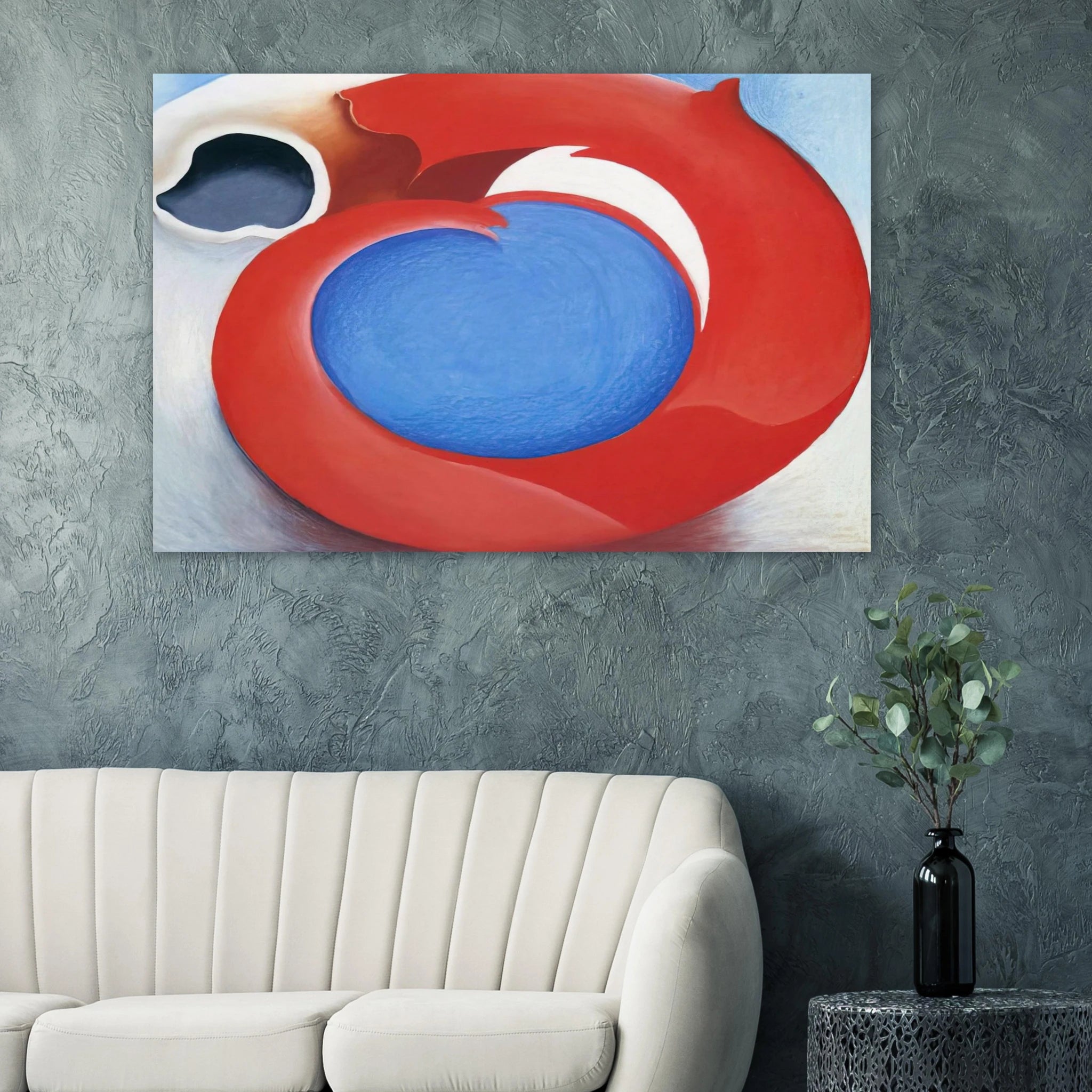 Goat's Horn With Red Poster | Georgia O'Keeffe Poster | Georgia O Keeffe Prints