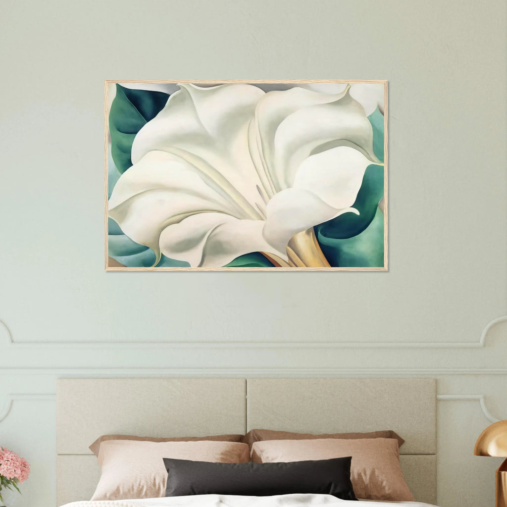 Jimson Weed 2 Framed Poster | Georgia O'Keeffe Framed Prints Wall Art | Georgia O Keeffe Prints