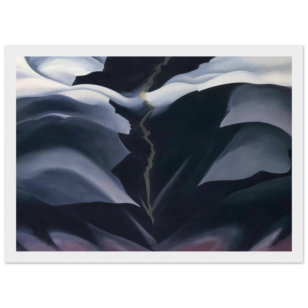 Black Place II Framed Poster | Georgia O'Keeffe Framed Prints Wall Art | Georgia O Keeffe Prints