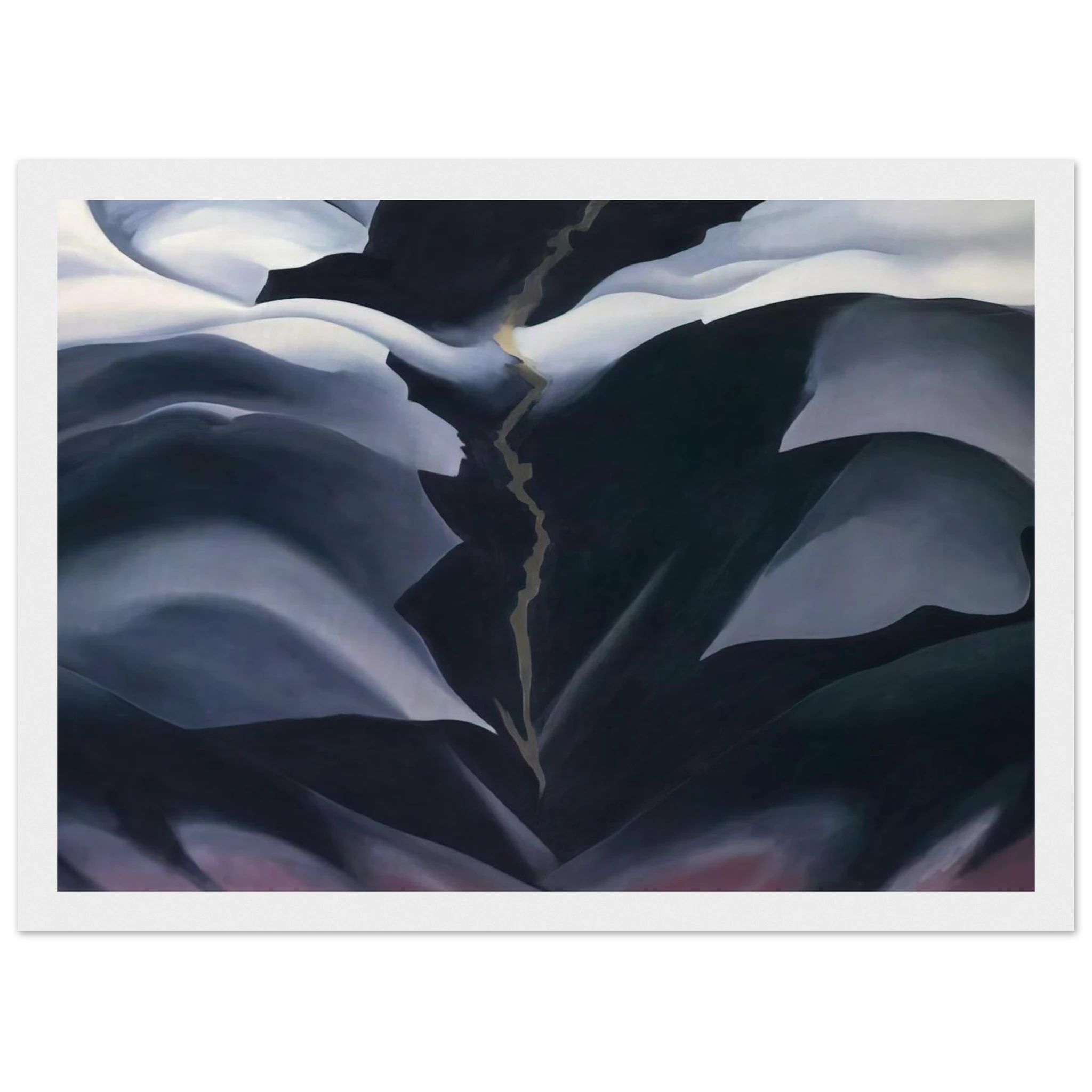 Black Place II Framed Poster | Georgia O'Keeffe Framed Prints Wall Art | Georgia O Keeffe Prints