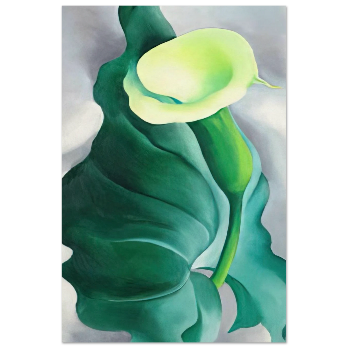 Calla Lily  Lily-Yellow No. 2  Poster | Georgia O'Keeffe Poster | Georgia O Keeffe Prints