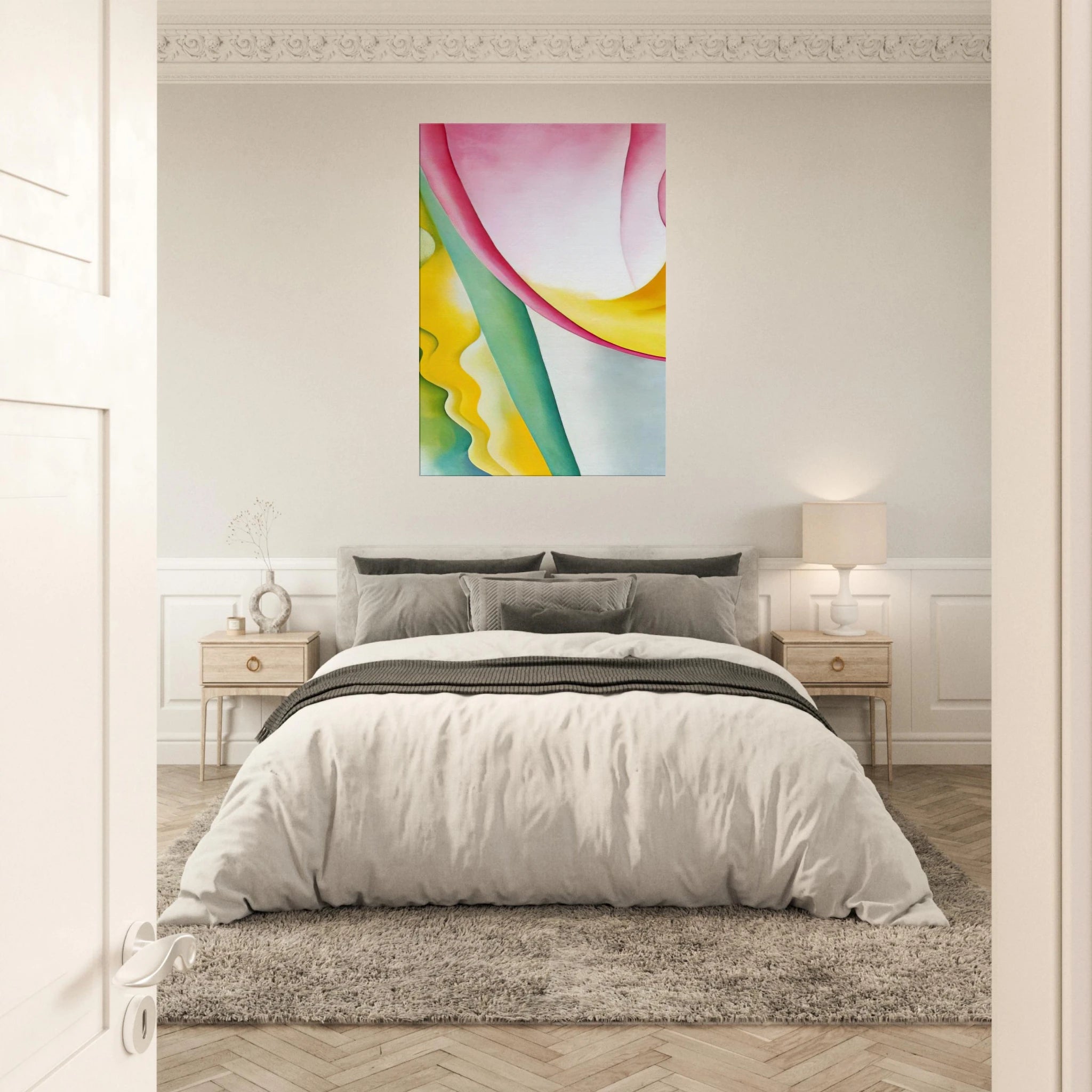 Abstraction No. 77  Tulip  Canvas | Georgia O'Keeffe Canvas | Georgia O Keeffe Prints