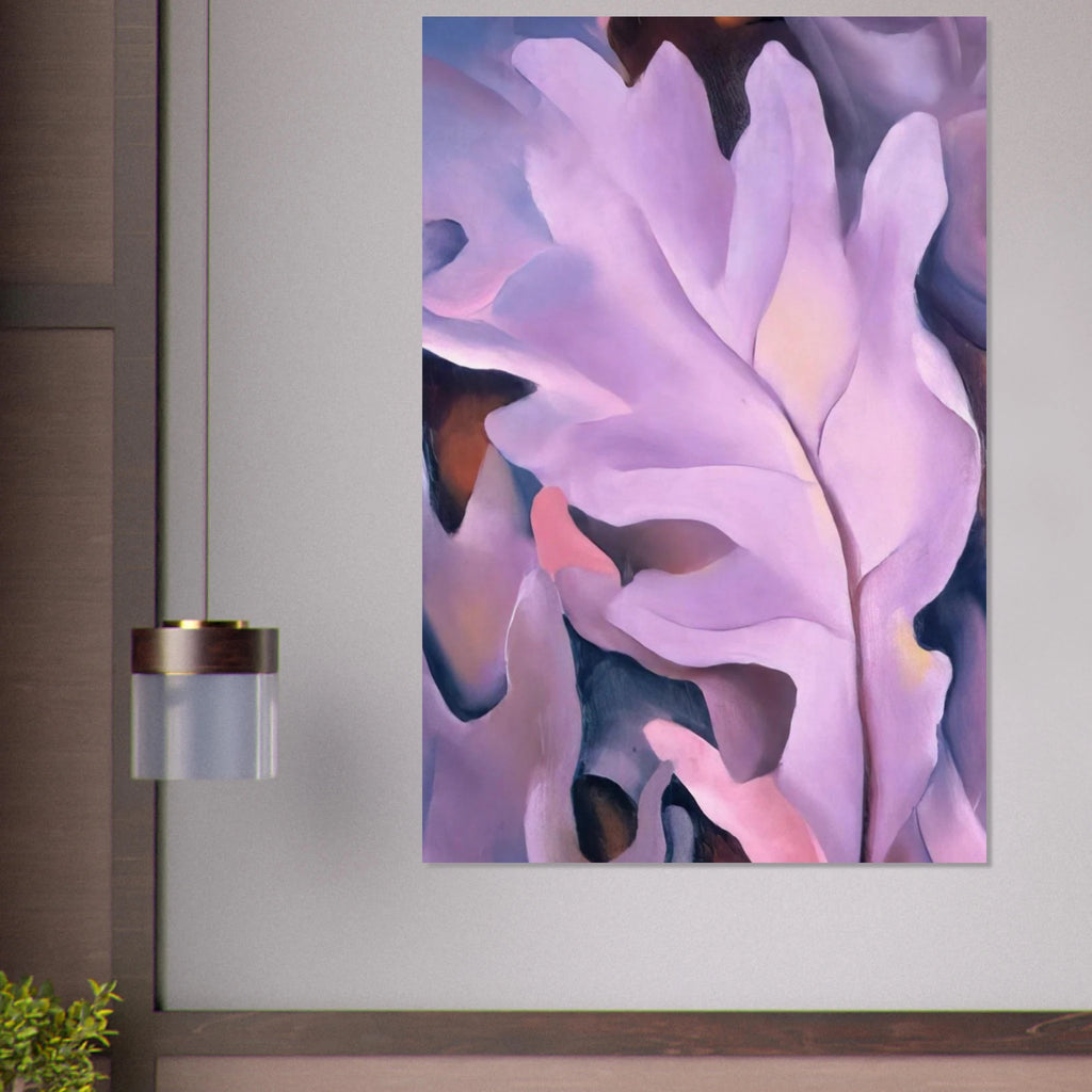 Purple Leaves Poster | Georgia O'Keeffe Poster | Georgia O Keeffe Prints